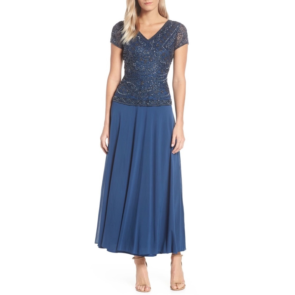 Pisarro NIGHTS BEADED βMOCK 2PCβ DRESS β₯οΈIN STORES